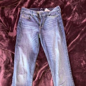High rise skinny jeans